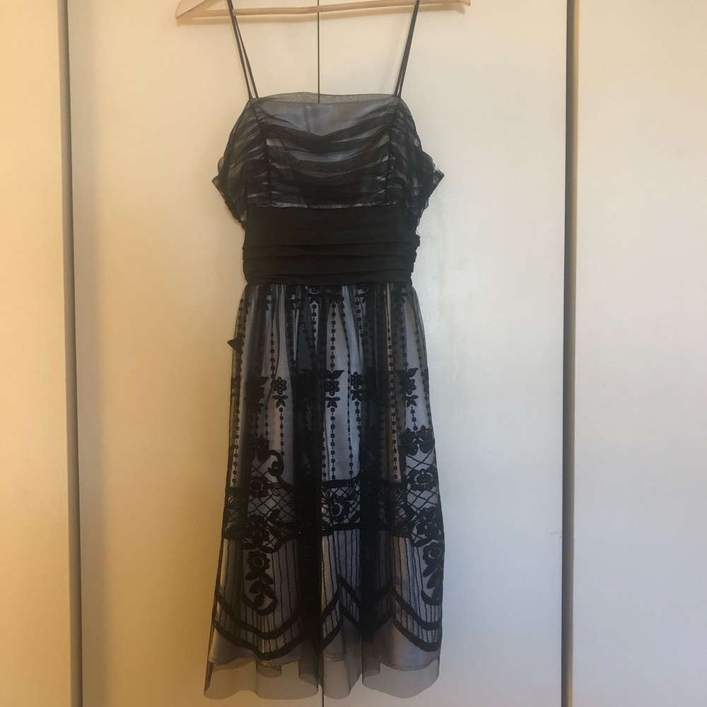 Black and white dress